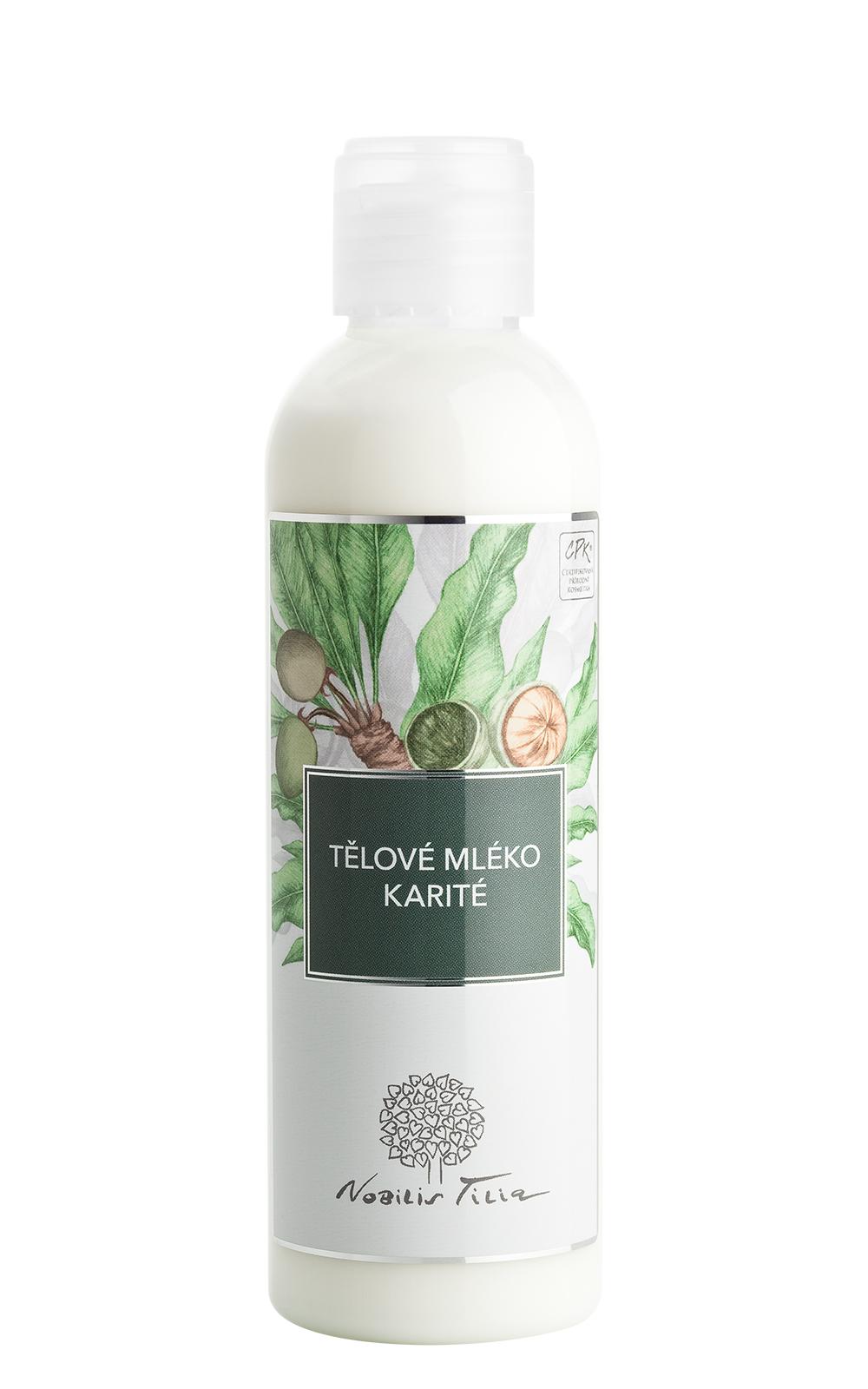 Tělové mléko Karité 200ml - Nobilis Tilia