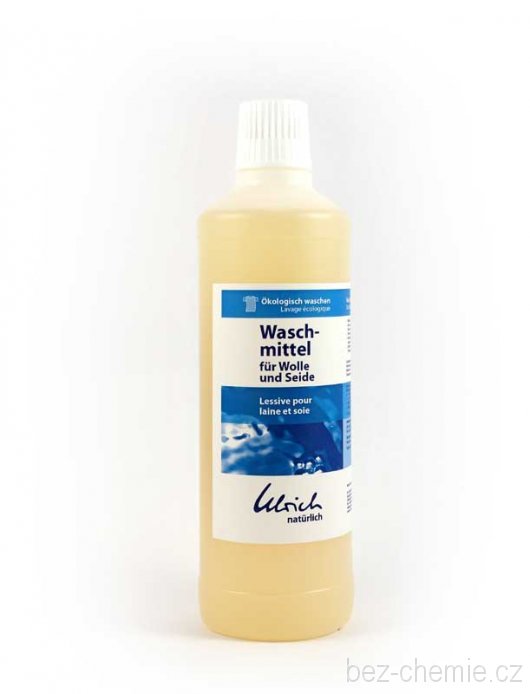 Prací gel na vlnu, hedvábí a kůži (s lanolinem) - 500 ml