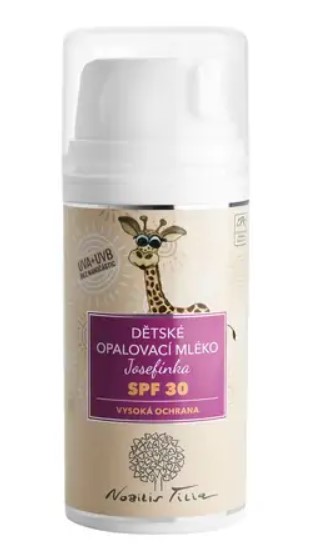 EXP. 23.5.23 Dětské opalovací mléko Josefínka SPF 30 100 ml - Nobilis Tilia