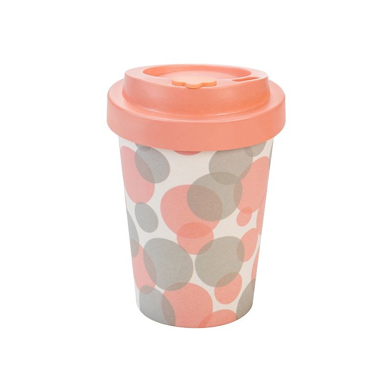 Opakovaně použitelný kelímek na kávu s sebou 300 ml - Bubbles Pink