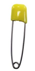 Plenkový špendlík Simplex - Žlutý