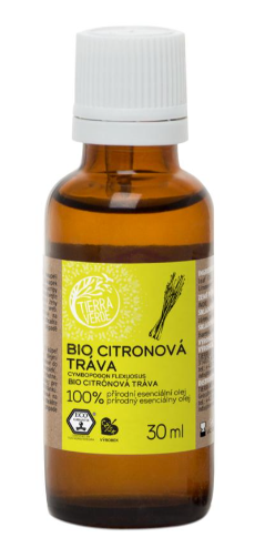 Esenciální olej Tierra Verde - BIO Citronová tráva 30 ml