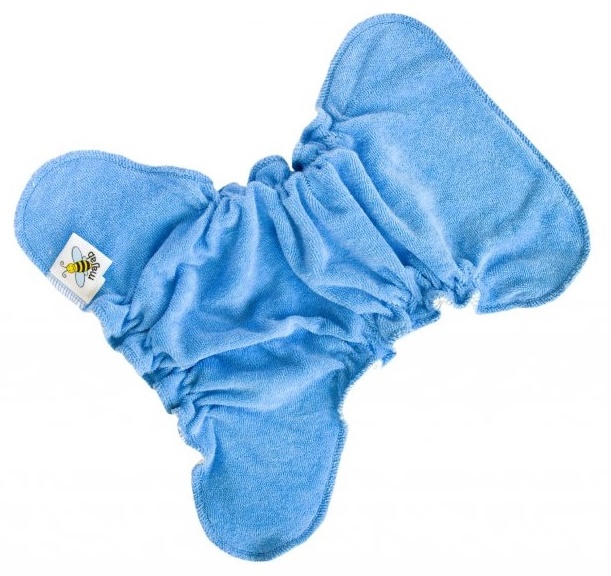 Novorozenecká kalhotková plena na snappi Majab - Tmavý tyrkys (modrá)