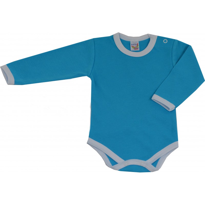 Kojenecké body vel. 50 - tyrkysová (Esito)