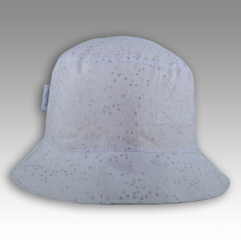 Letní klobouk Dráče vel. 50-52 - Hawai (bílo-stříbrný 23)